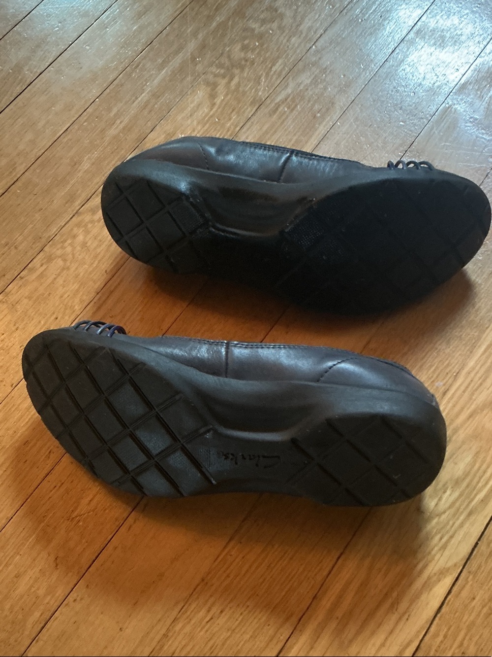 Clarks Navy Knot Ballet Flats - Picture 6 of 8